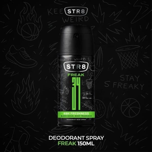 STR8 Deodorant Spray 150ml - FR34K